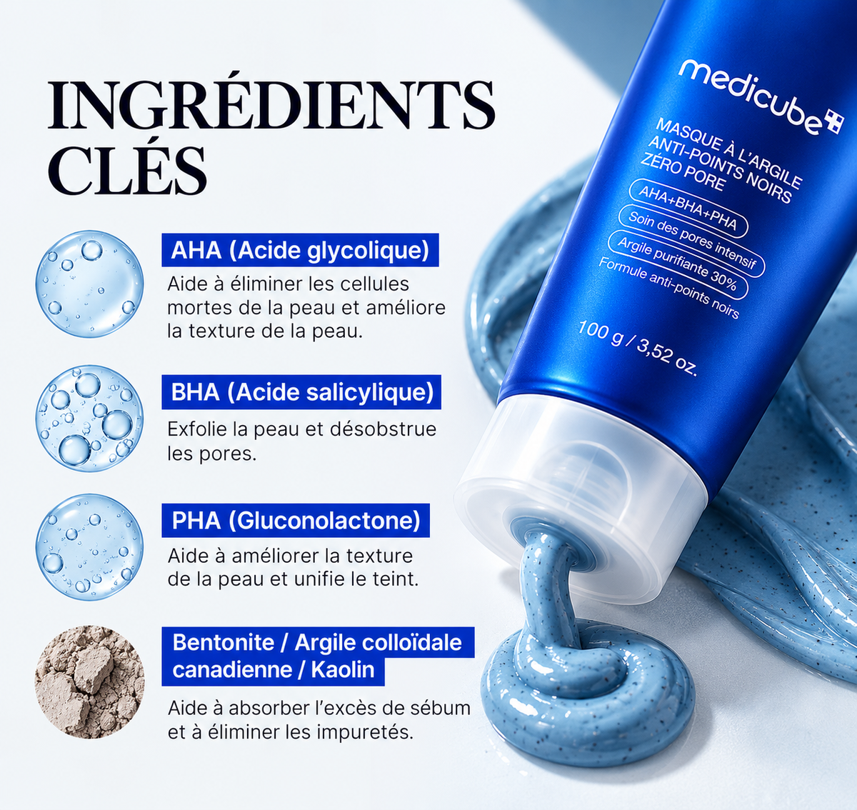 Medicube Zero Pore — Masque à la Boue Anti-Pores Obstrués