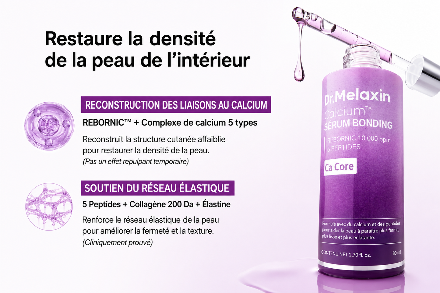 Sérum raffermissant au calcium