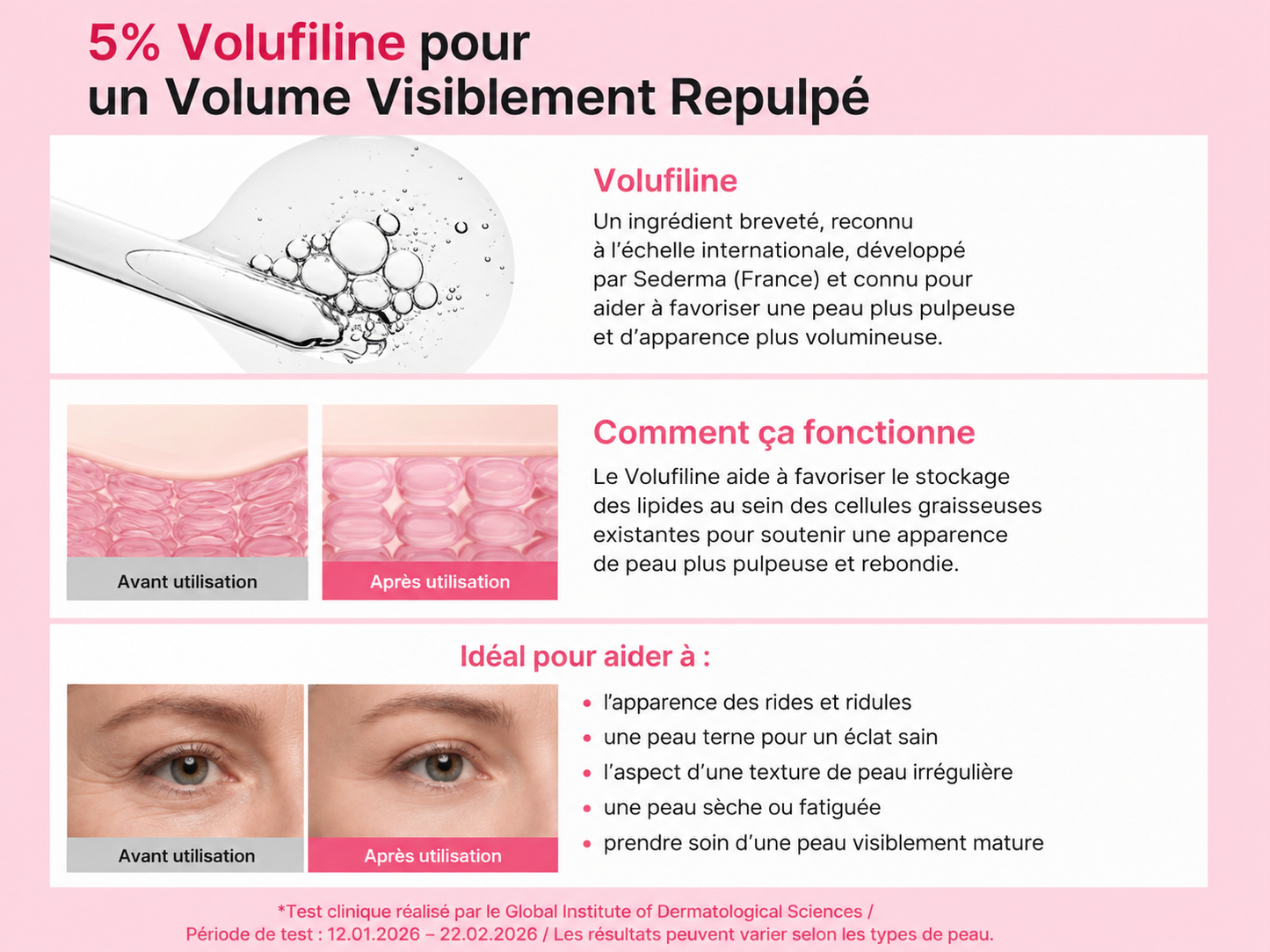 Baume multi-usage volumateur au collagène rose et PDRN