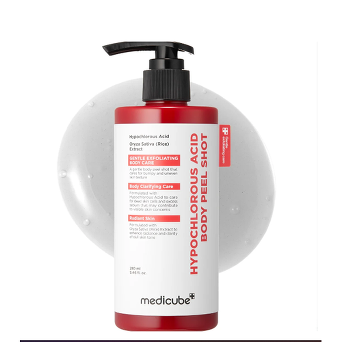 Medicube Peel Shot — Duo Exfoliant Visage & Corps à l'Acide Hypochloreux