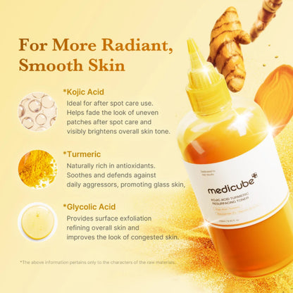 Medicube Kojic Acid Turmeric Toner
